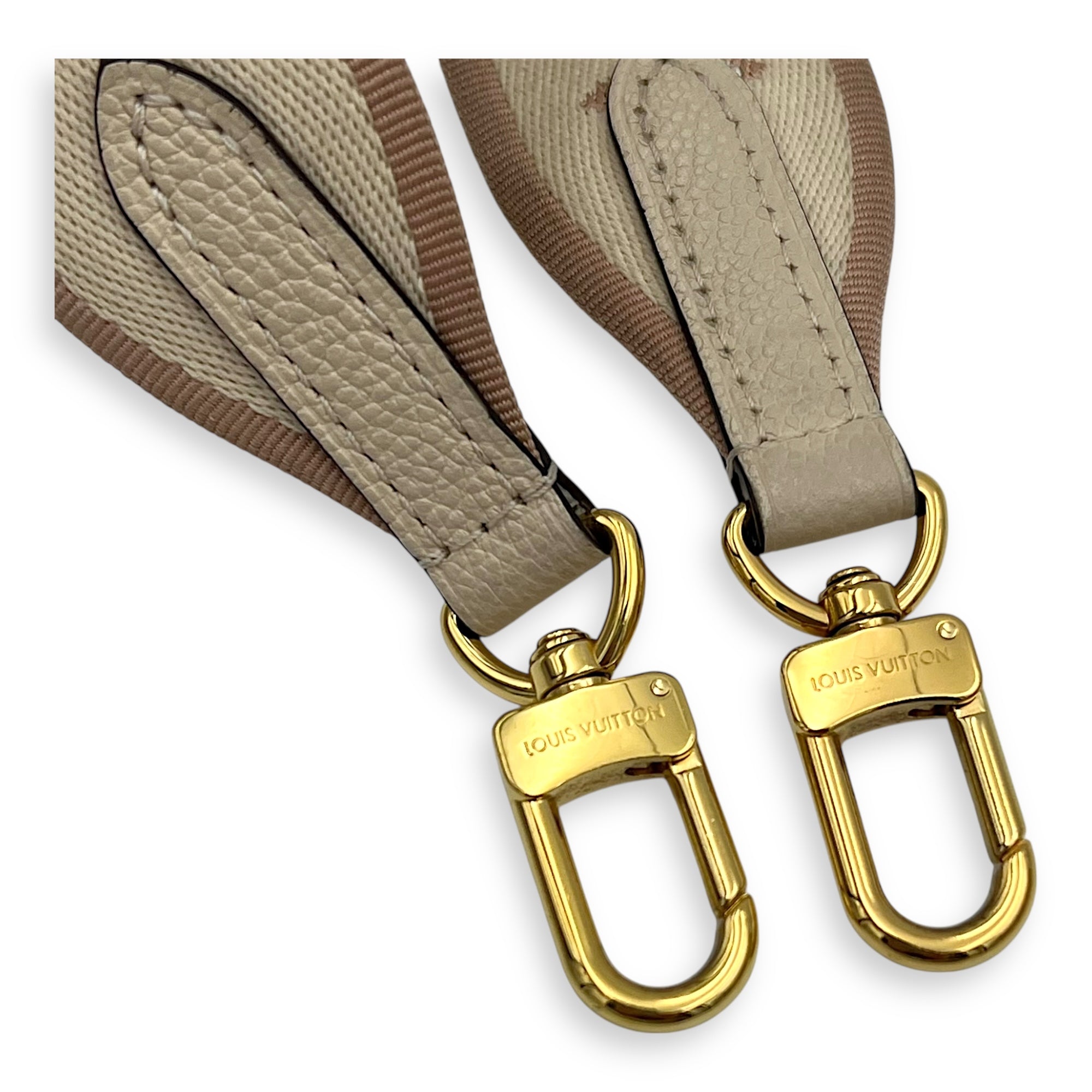 Diane Crossbody Bag Beige in Empreinte Leather, Gold hardware - Image 13