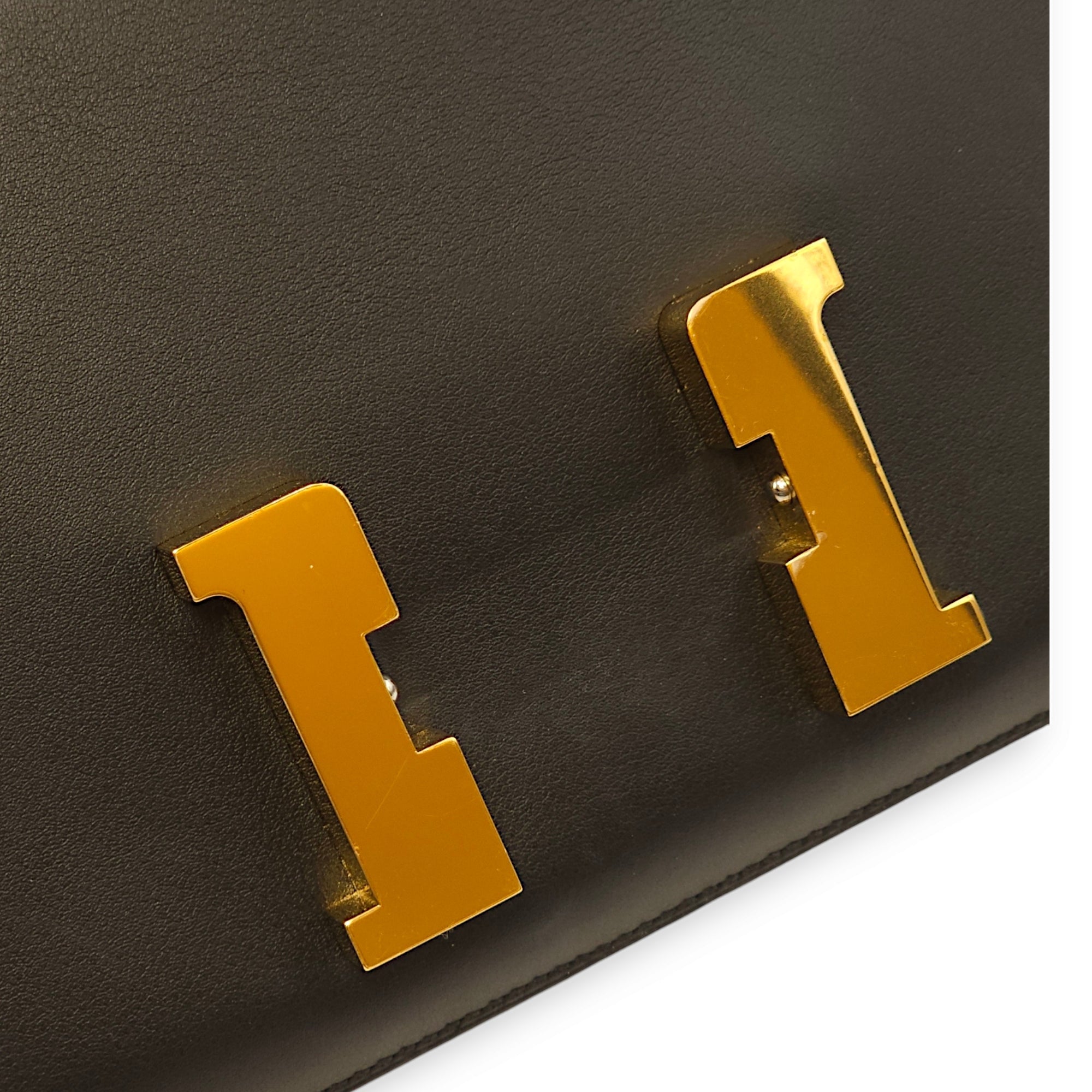 Constance 24 Black in Swift, Gold hardware - Image 3
