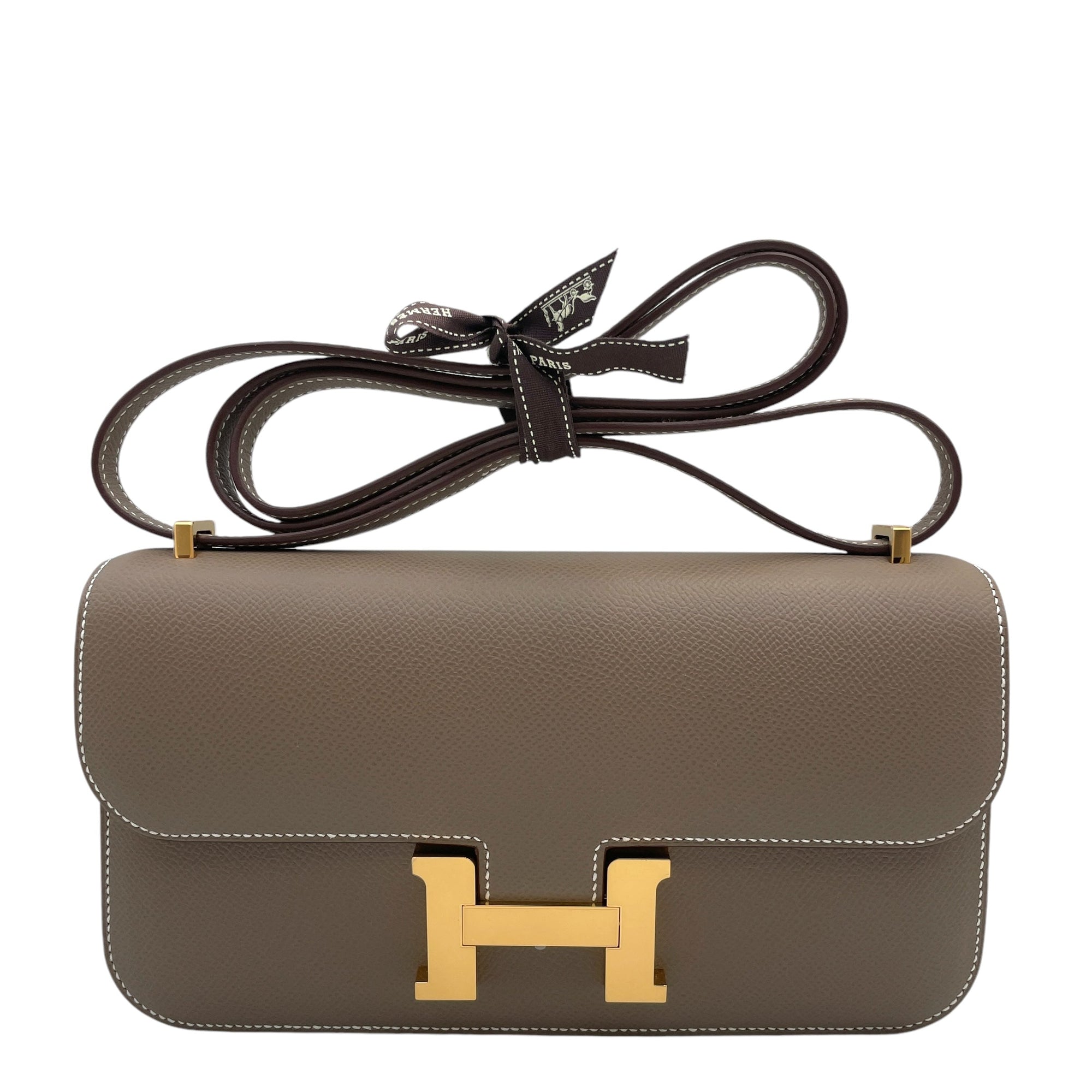 Constance Elan Etoupe in Epsom, Gold hardware