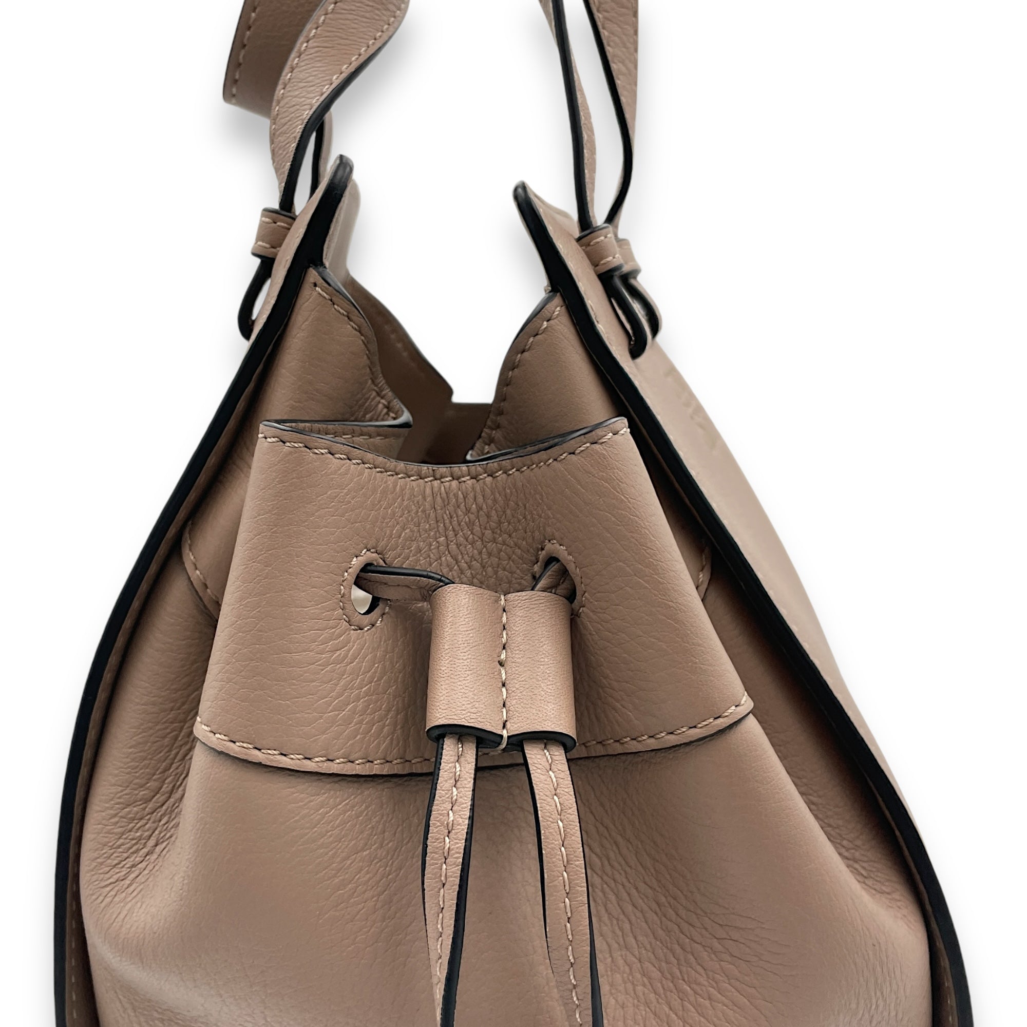 Hammock Mini Brown Top Handle Bag in Calfskin, Gold hardware - Image 9