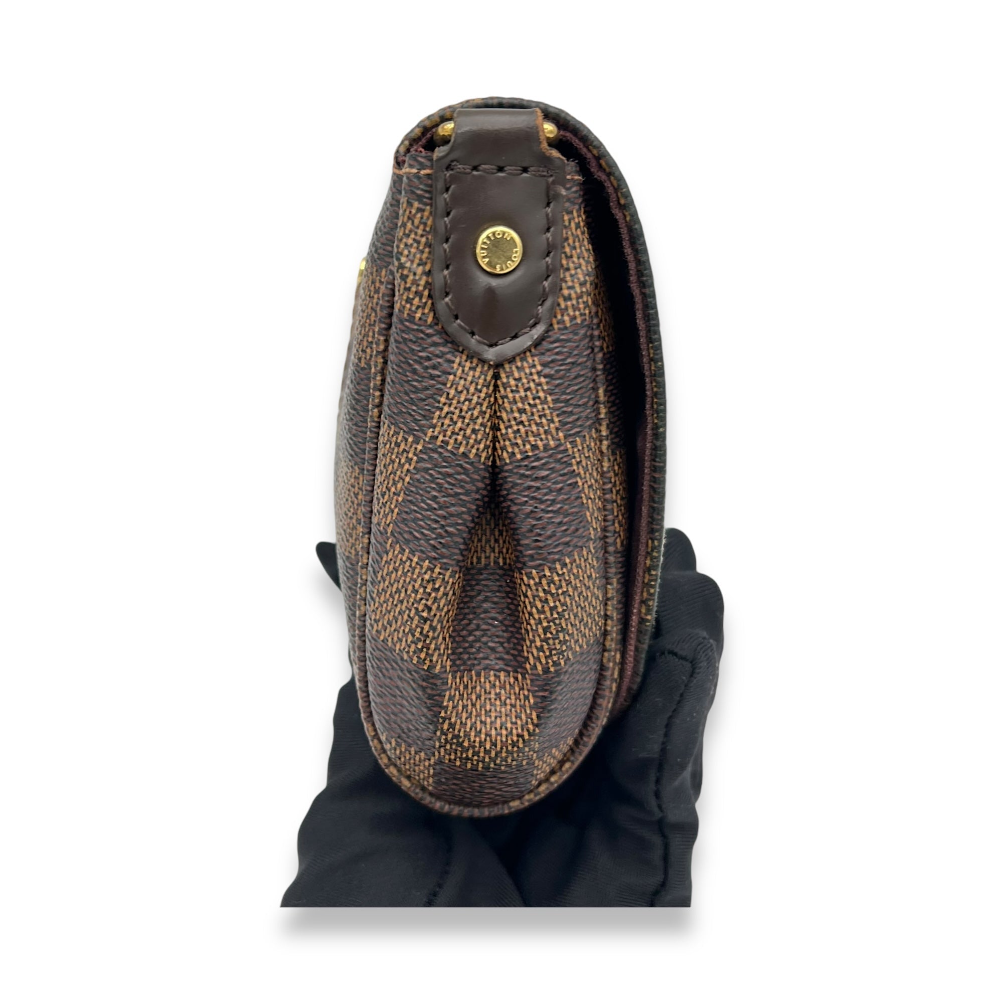 Favourite Damier Ebene Crossbody Bag in Coated Canvas, Gold hardware - Image 4