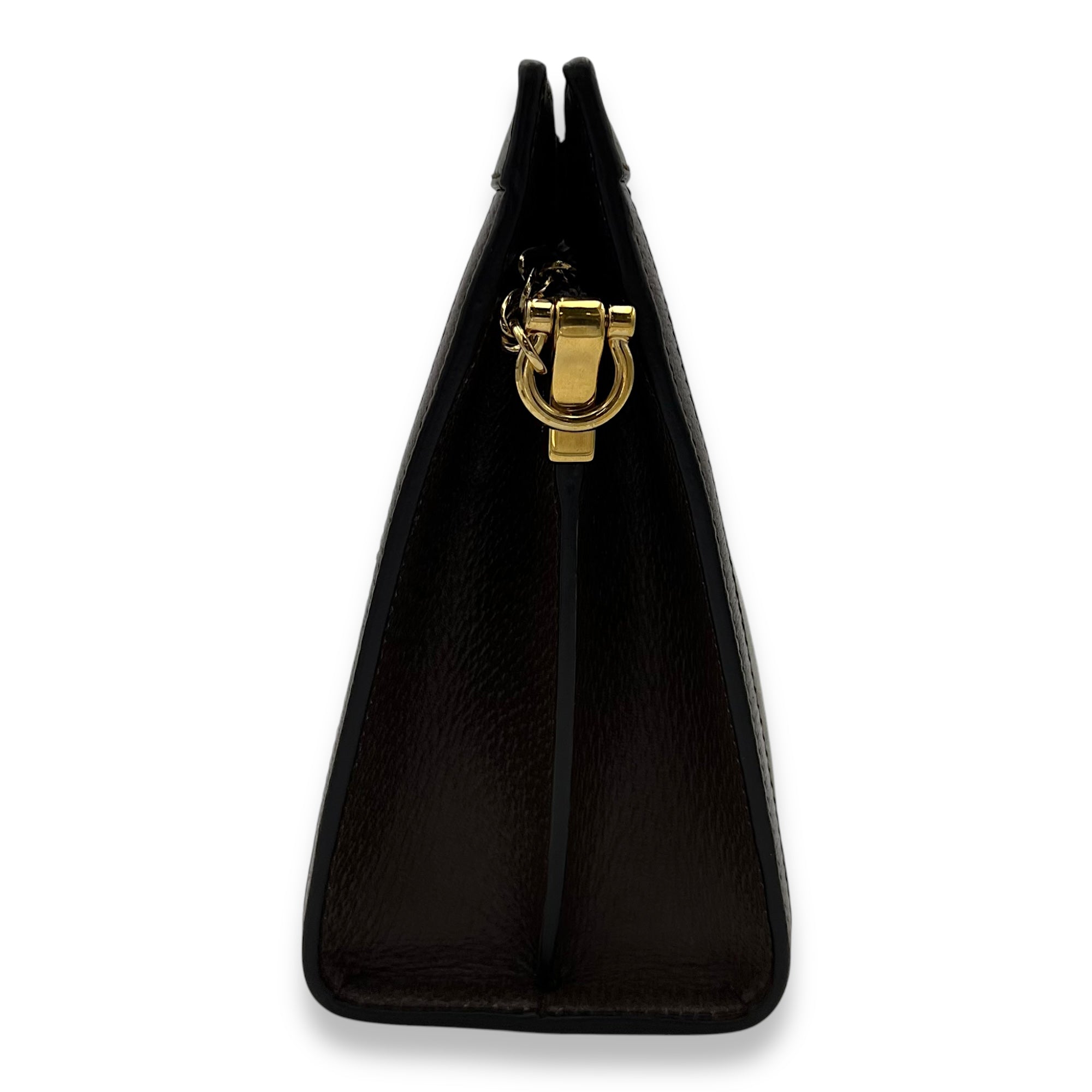 Ophidia Shoulder Bag Brown in Coated Canvas, Gold hardware - Image 5