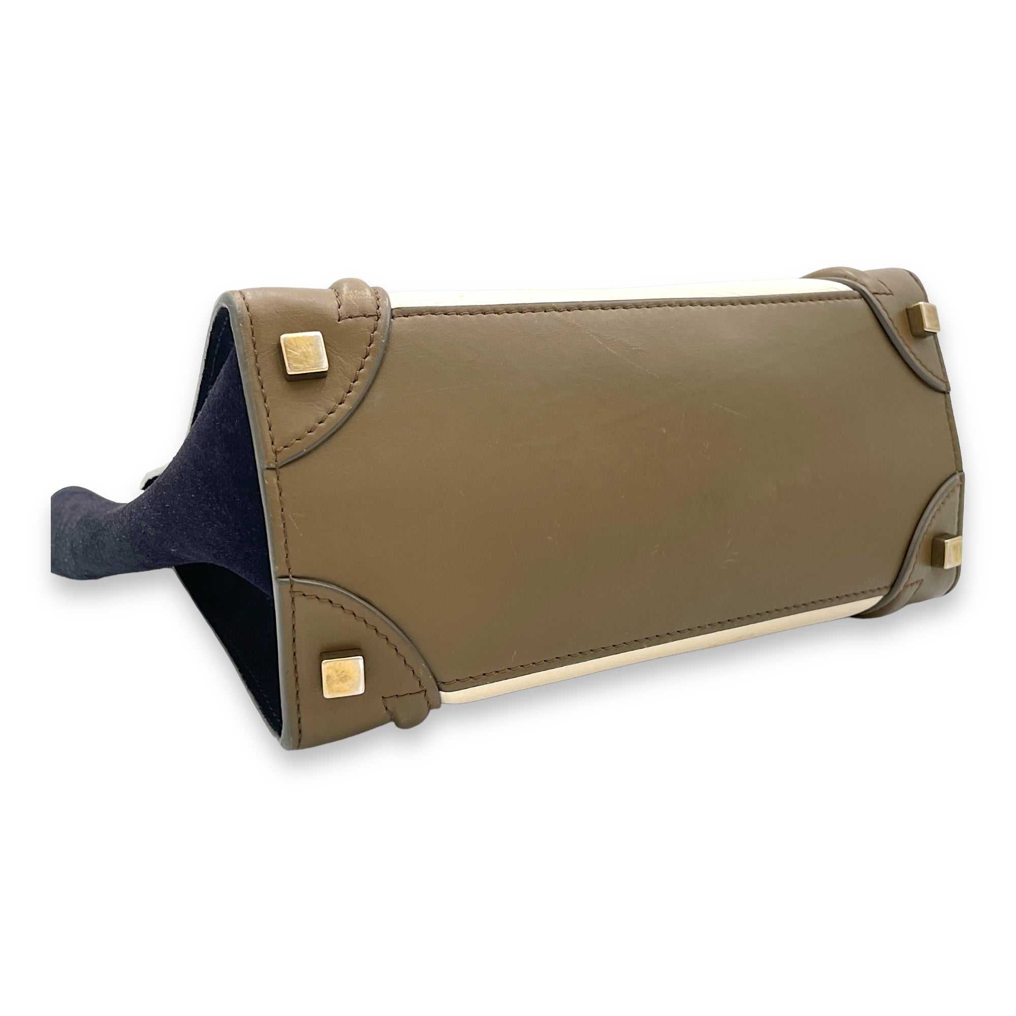 Luggage Top Handle Bag Micro Multi-colour in Calfskin - Image 6