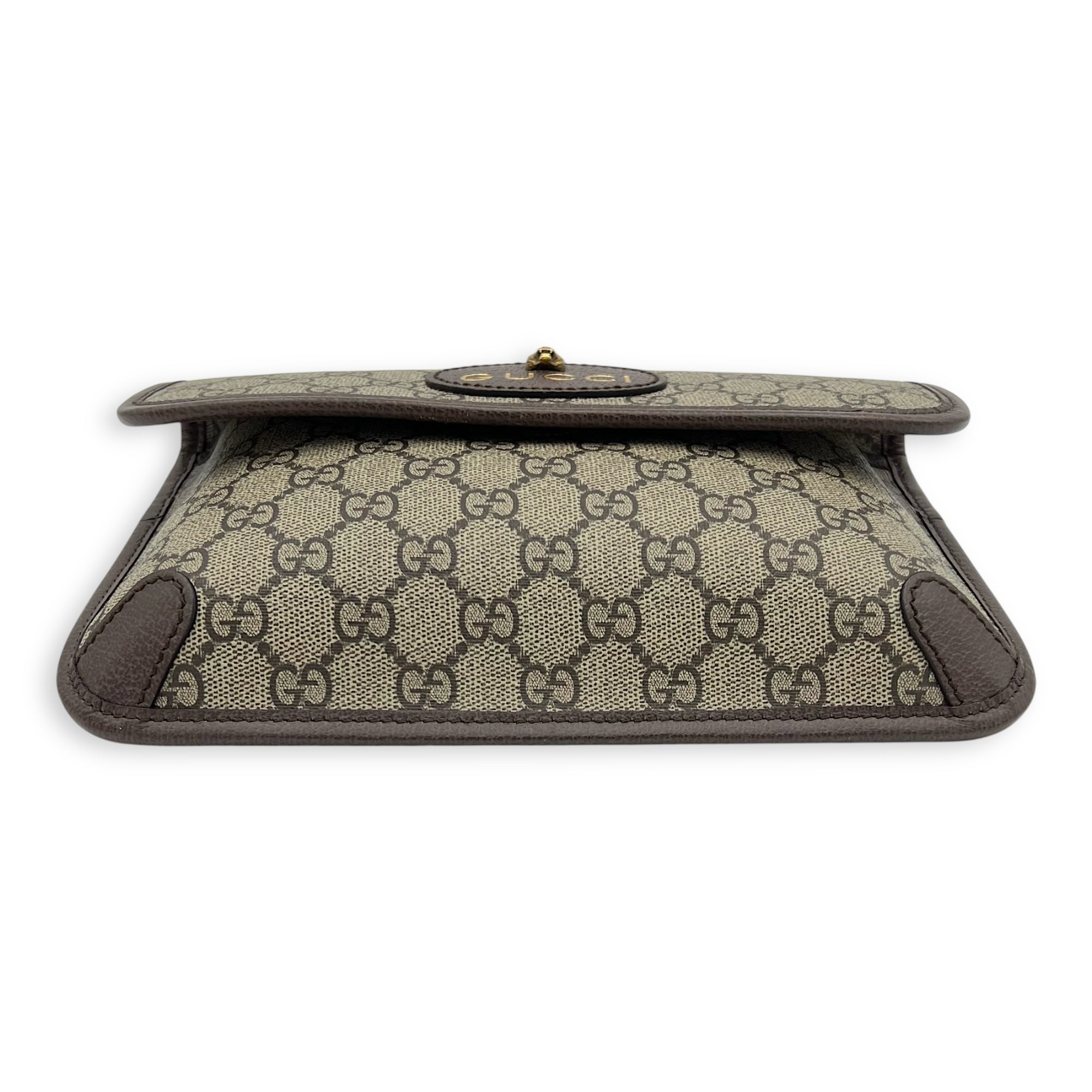 Neo Vintage Belt Bag Brown in Coated Canvas, Gold hardware - Image 6