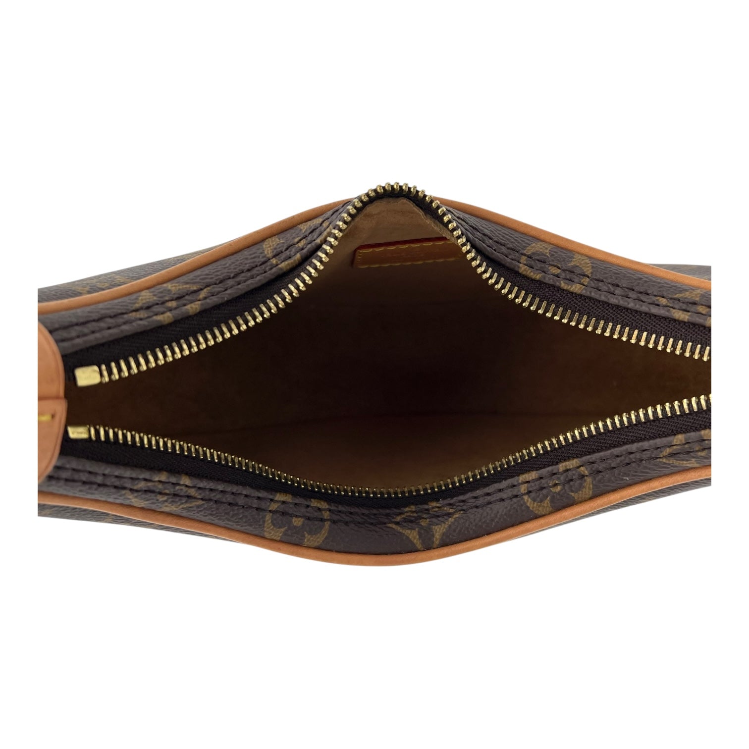 Loop Shoulder Bag Brown in Monogram Coated Canvas, Gold hardware - Image 7