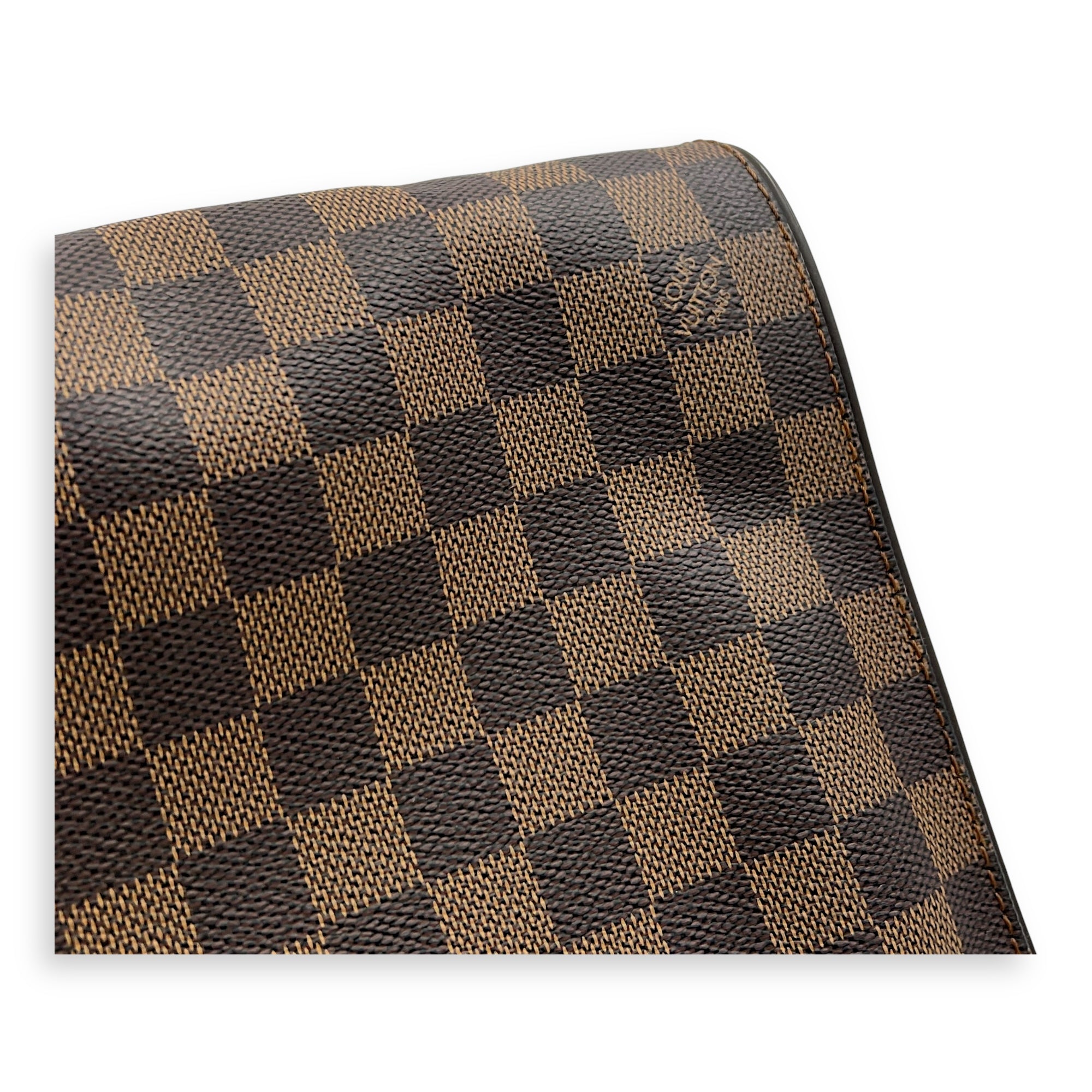 Brooklyn Crossbody Bag Brown in Coated Canvas, Lacquered Metal hardware - Image 8