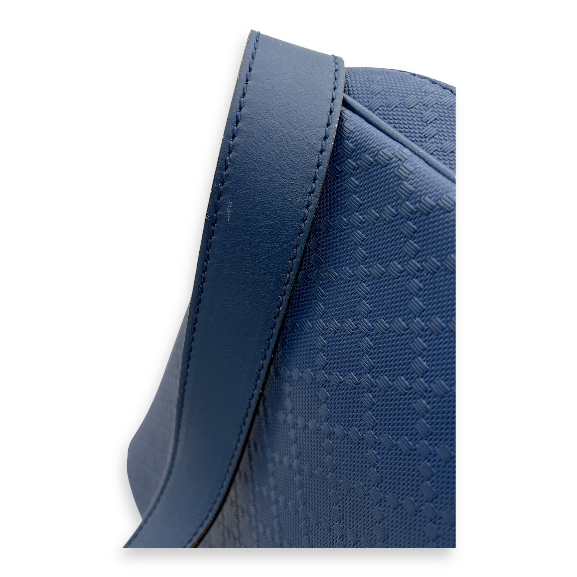 diamante Messenger Blue in Calfskin, Silver hardware - Image 12