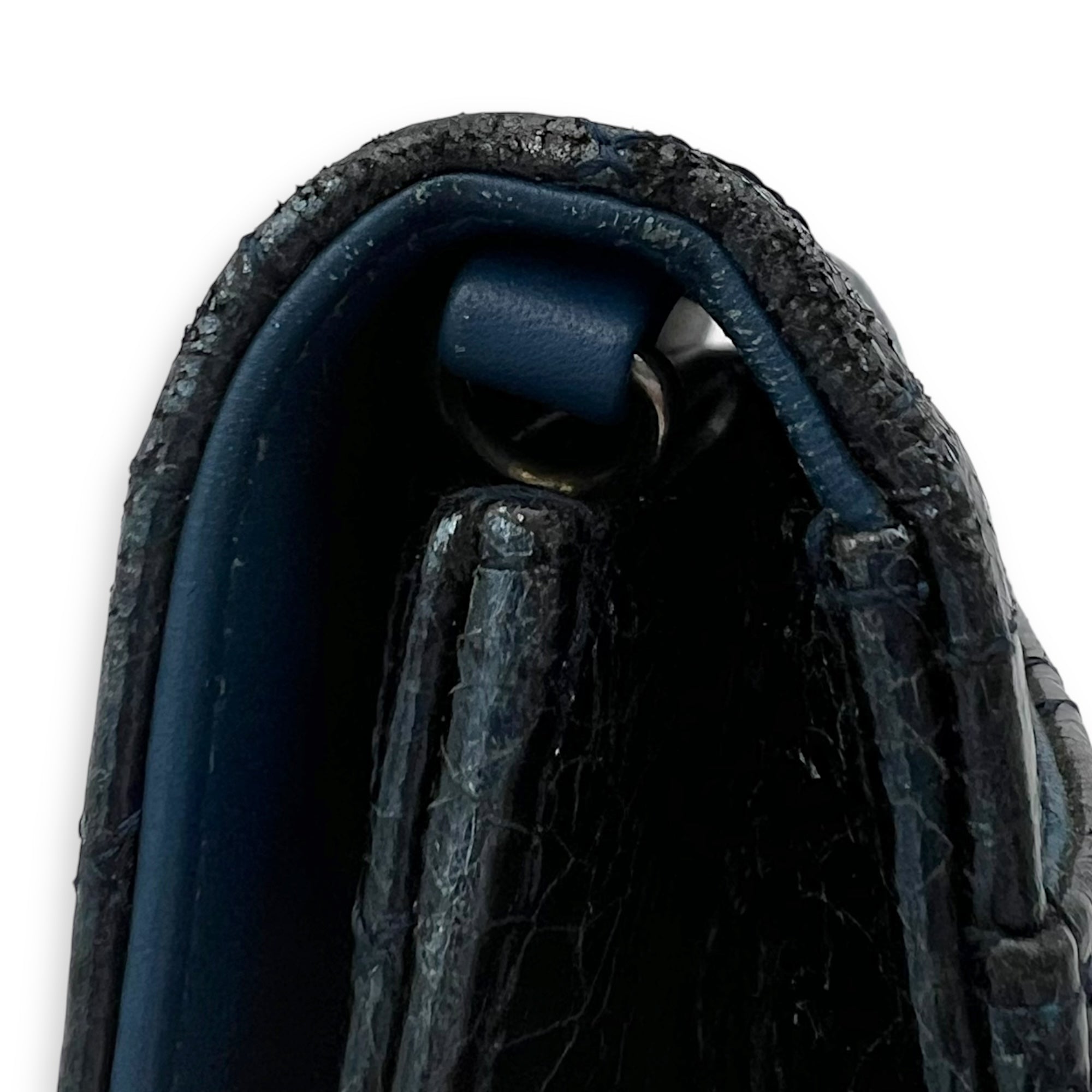 Miss Dior Wallet On Chain Multi-colour in Calfskin, Silver hardware - Image 12