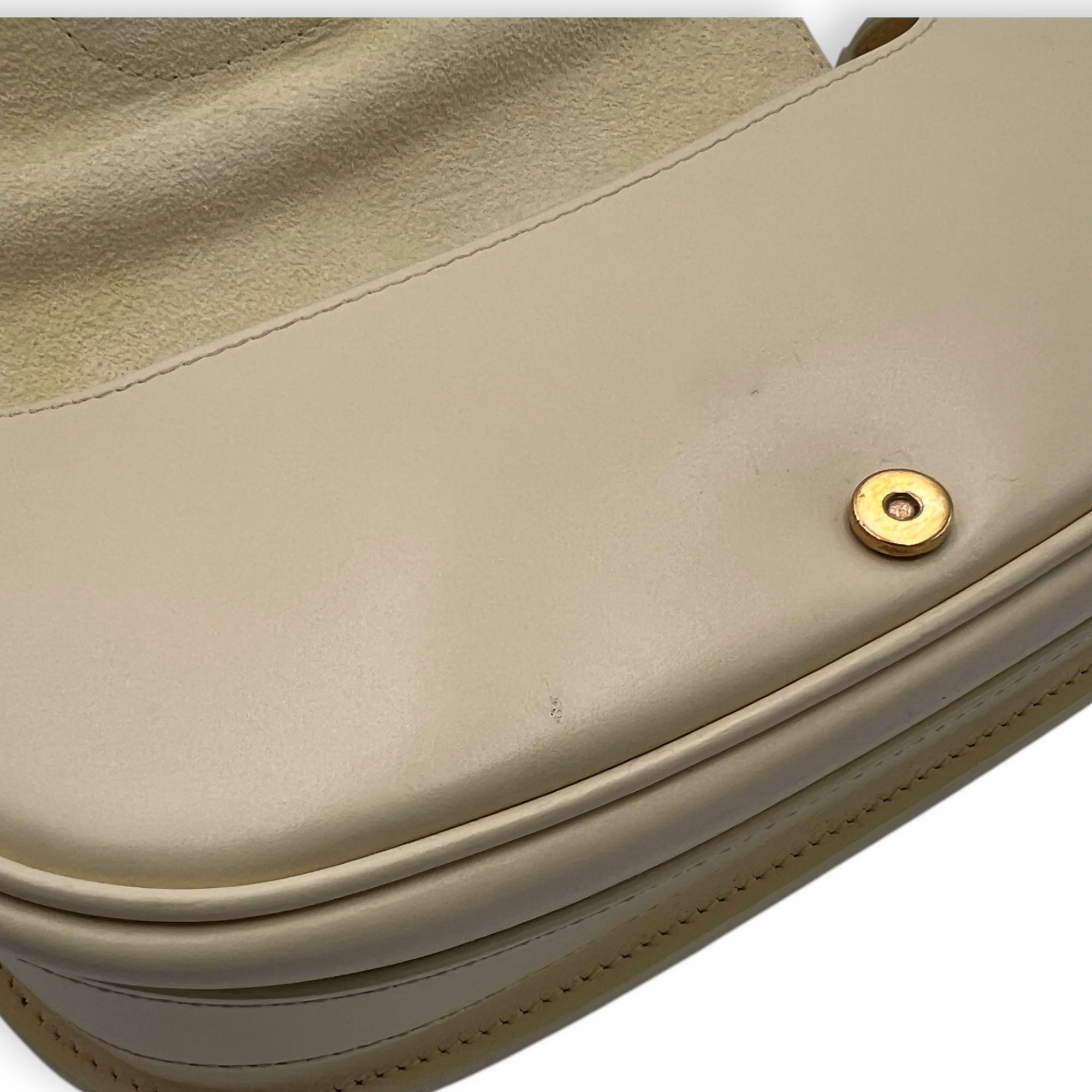 Bobby East West Yellow Crossbody Bag in Calfskin, Gold hardware - Image 15