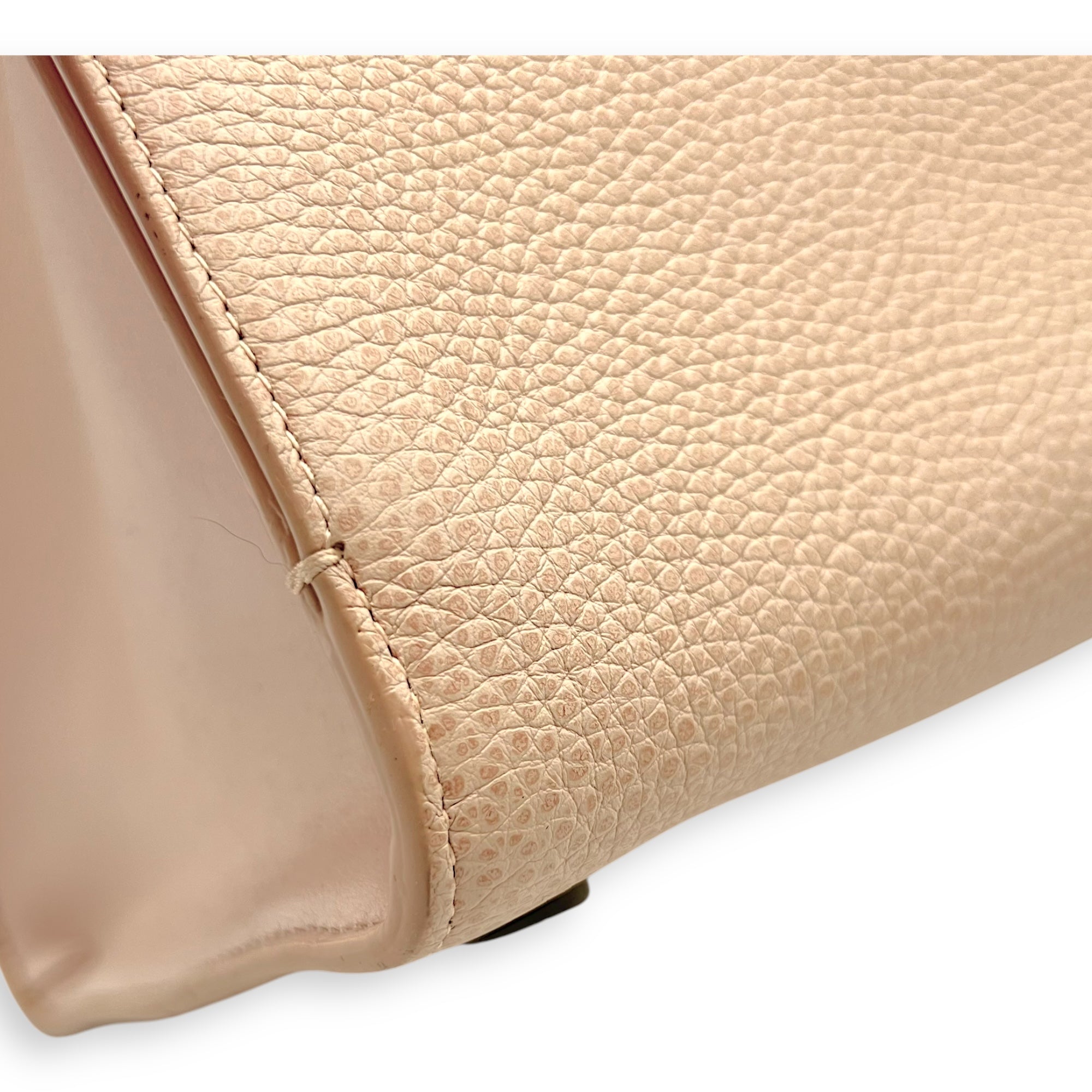 Diorever Top Handle Bag Pink in Calfskin, Silver hardware - Image 17