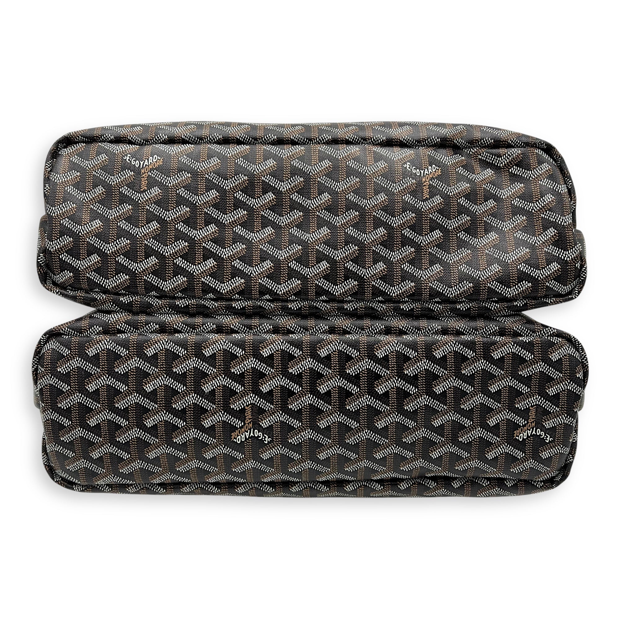 Isabelle PM Black Tote Bag in Coated Canvas, Silver hardware - Image 6