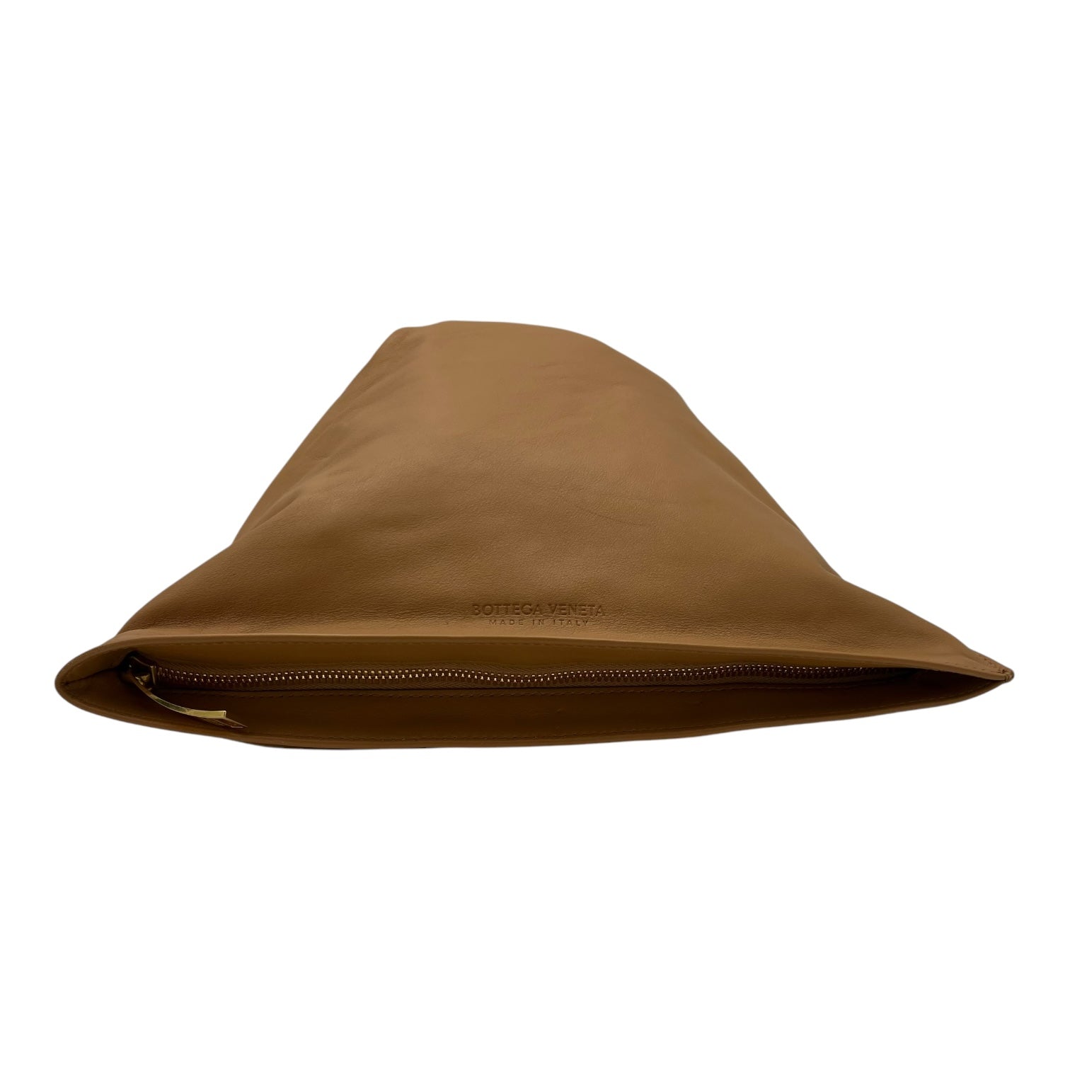 Twist Top Handle Bag Brown in Calfskin, Gold hardware - Image 6