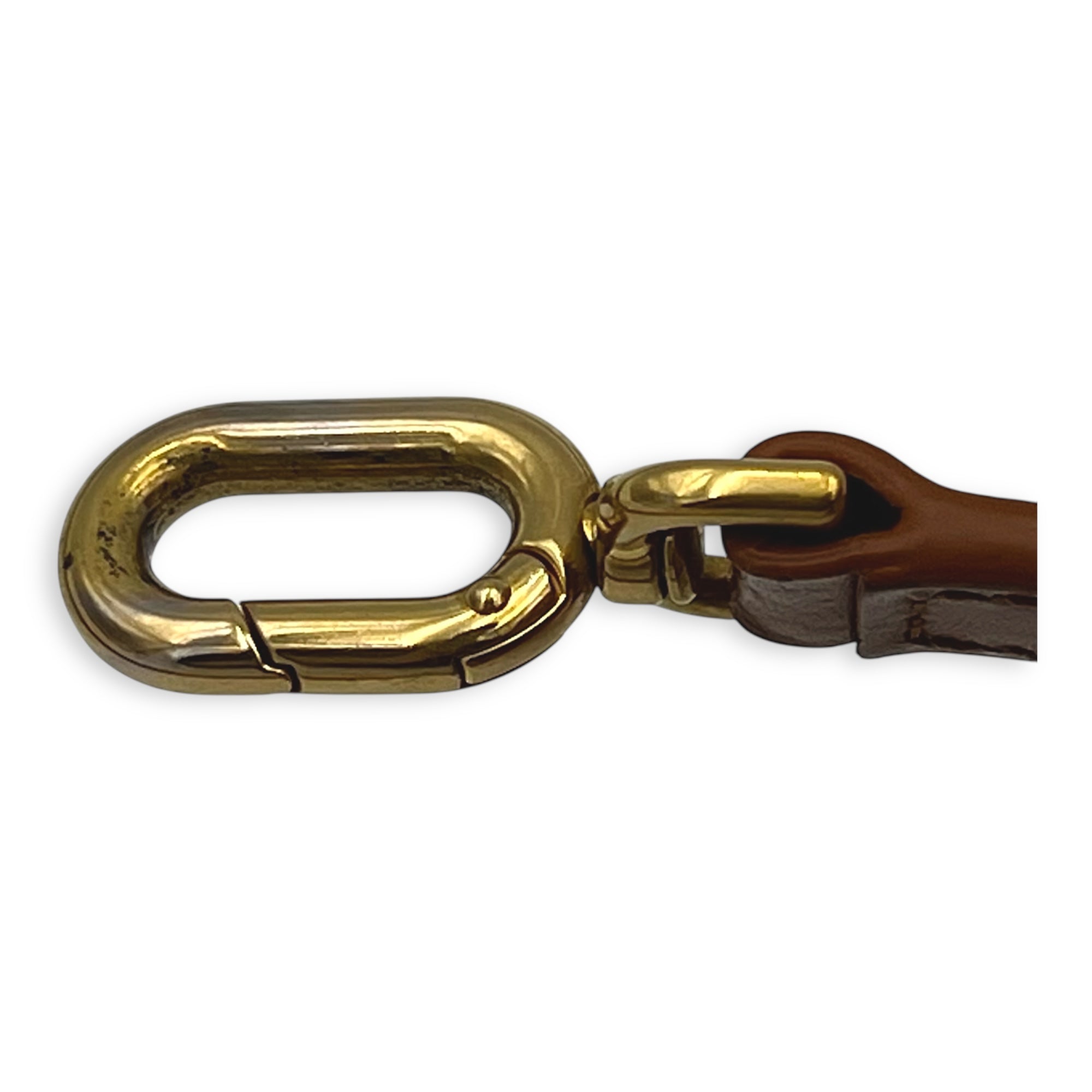 Hourglass Top Handle Bag Small Brown in Calfskin, Gold hardware - Image 19